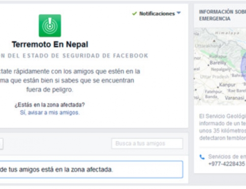 Facebook y Google y sus herramientas para la localización de afectados por el terremoto de Nepal