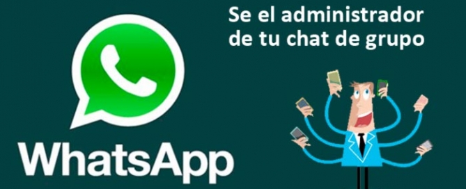 Como cambiar el administrador de un grupo de WhatsApp