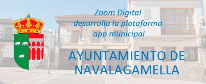 app movíl municipal ayuntamiento de Navalagamella. Zoom Digital